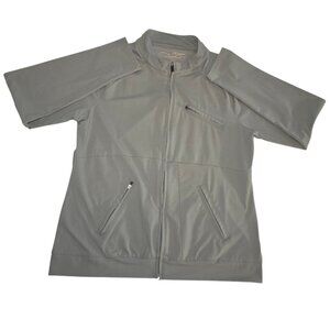 Magellan Outdoors Olive Green Zip-Up Jacket |Lightweight Utility Layer | Size XL